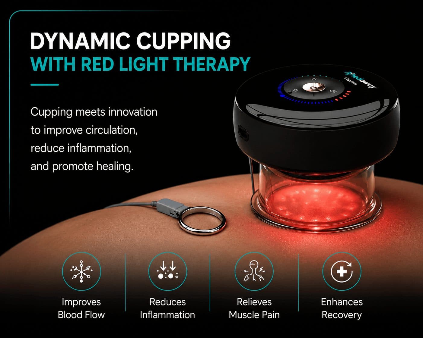 Ached Away Dynamic Cupping + Red Light at F1T Medical